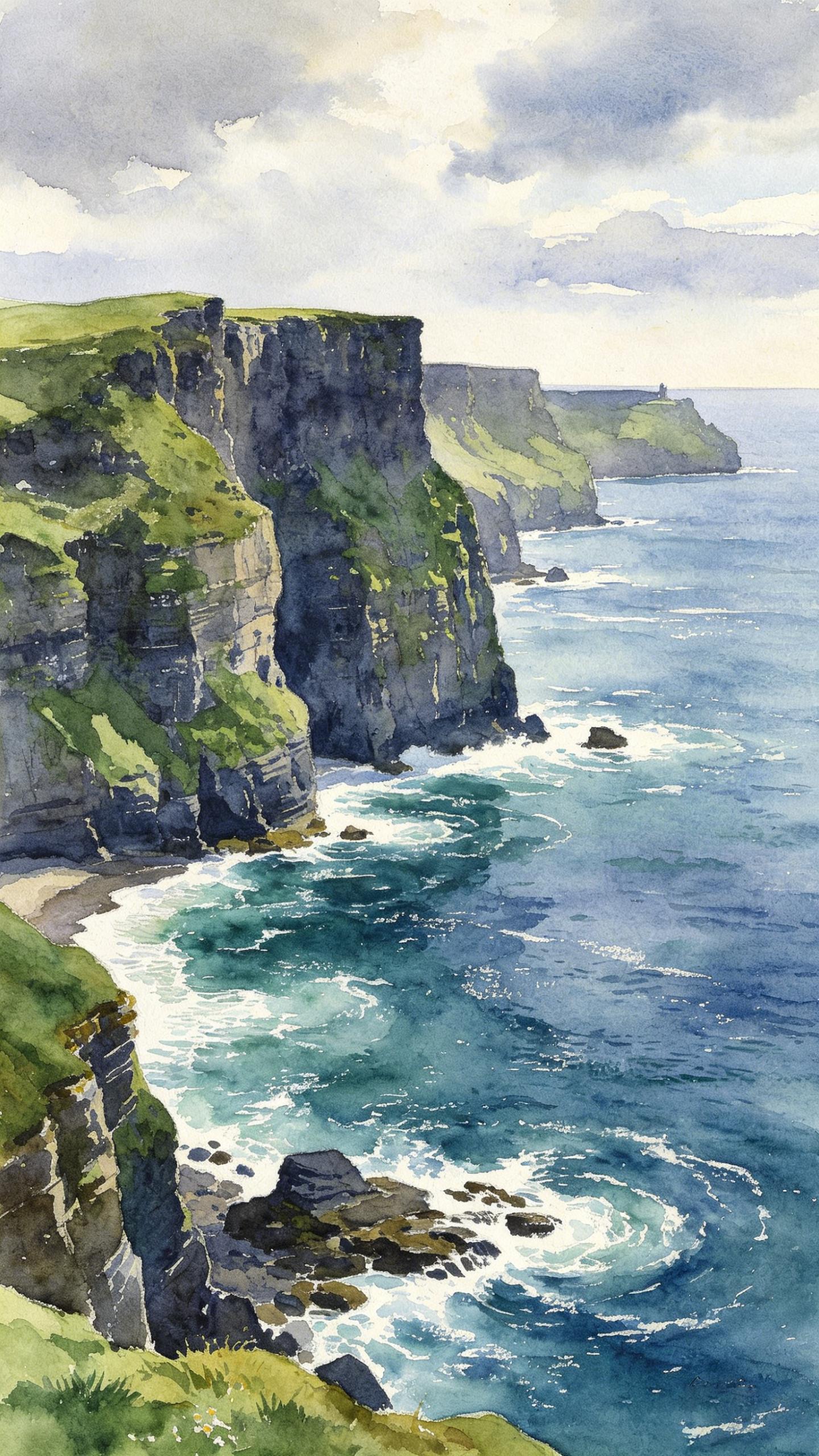 Peaceful Coastal Scenery Art