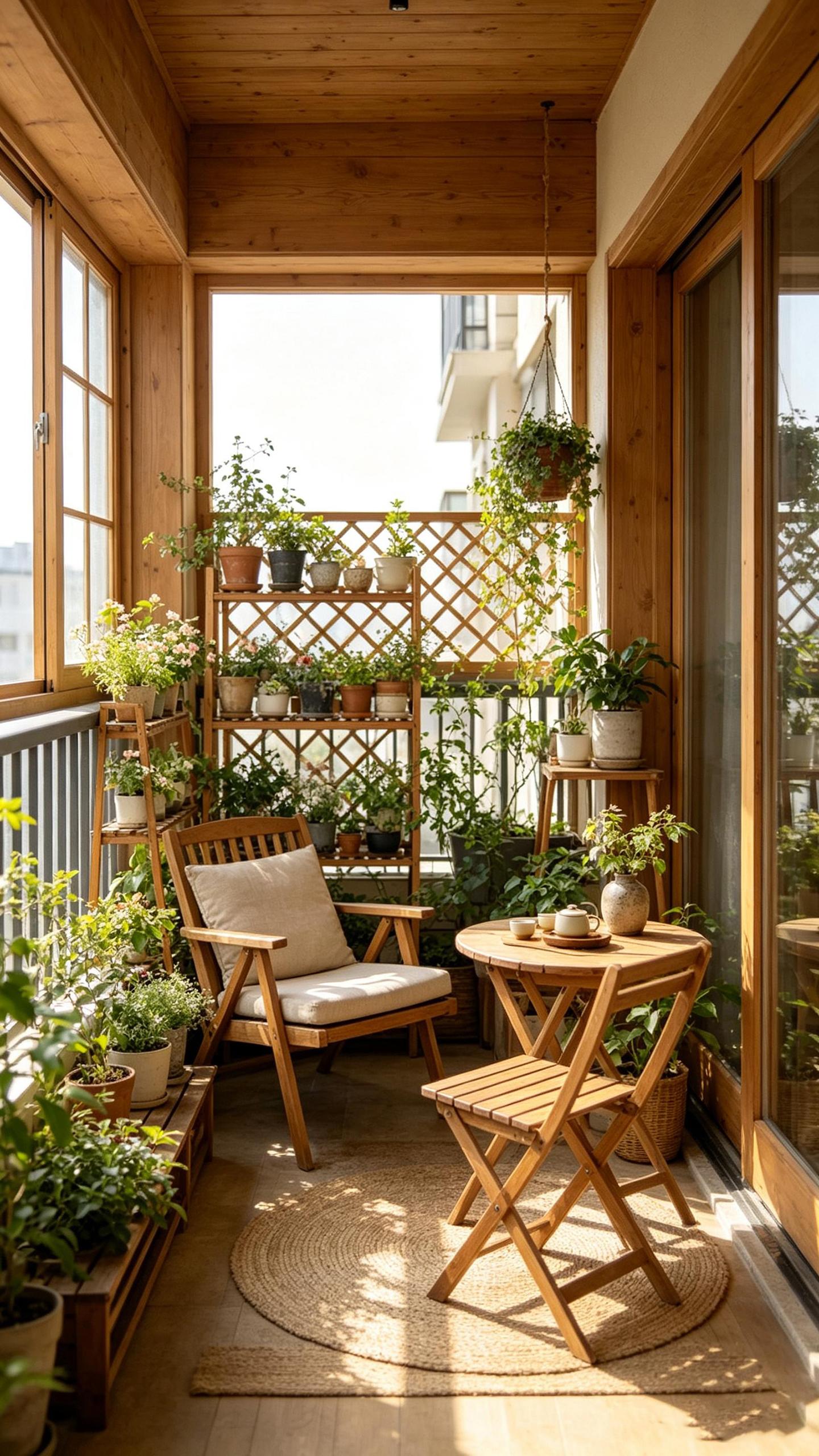 Lush Mini Balcony Garden