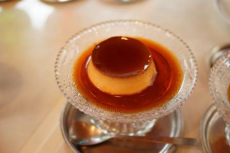 Delicious caramel pudding
